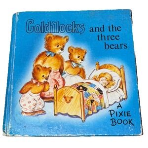 Vintage Goldilocks and the Three Bears Jeanne‎ Farrar Pixie Book Scotland